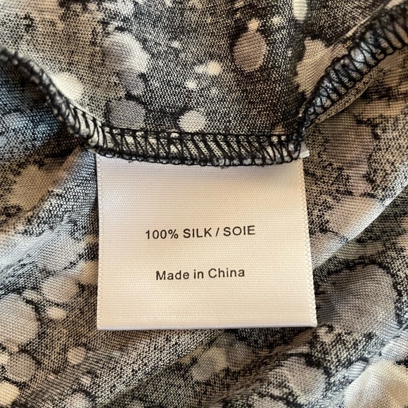 EUC Silk Tory Burch Paint Splatter Dress - Picture 7 of 7